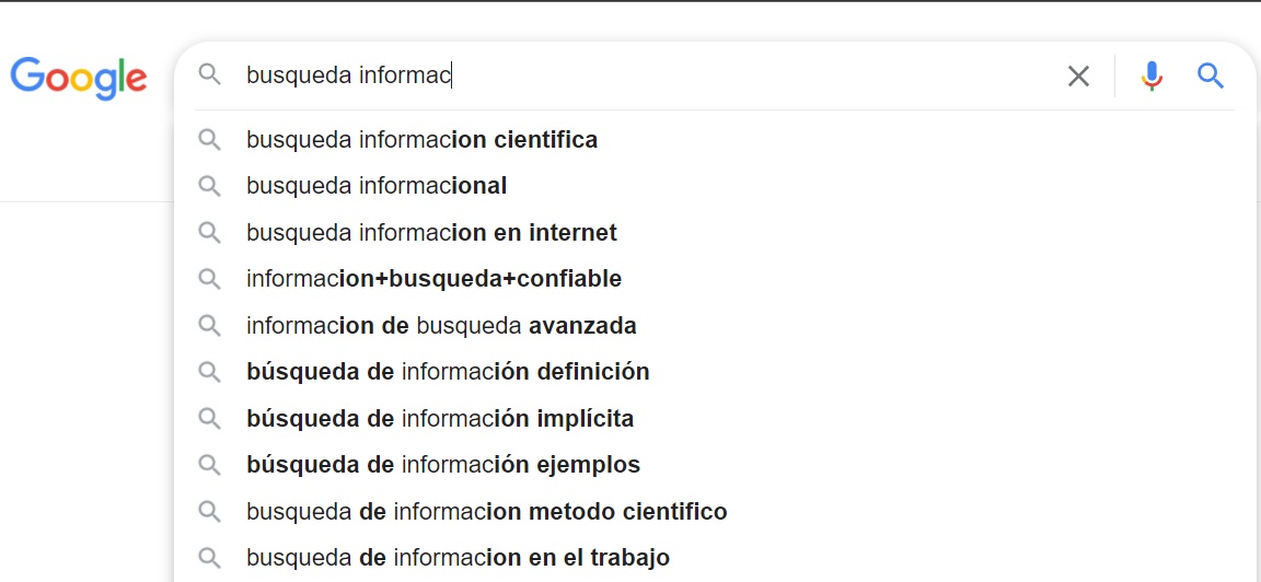 ejemplo de busqueda informacional