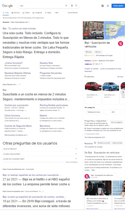 imagen de resultados de busqueda en Google