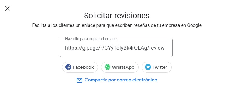 Consigue más reseñas en Google